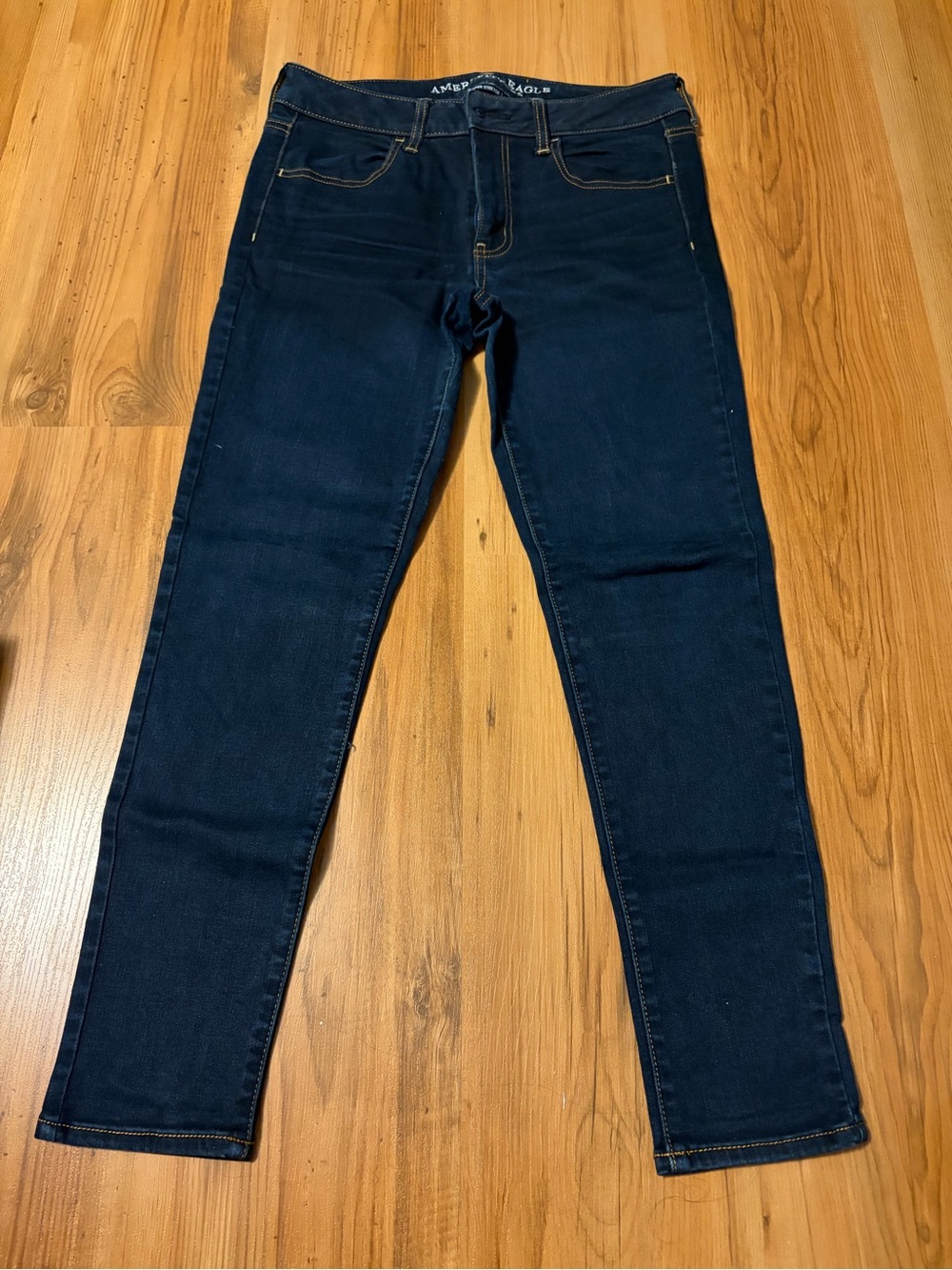 American Eagle Outfitters Navy Blue Slim Jeggings Size 8 Short